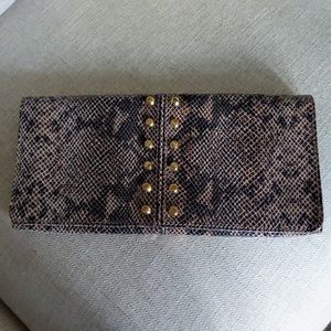 SOLD Michael Kors Uptown Astor Leather Clutch